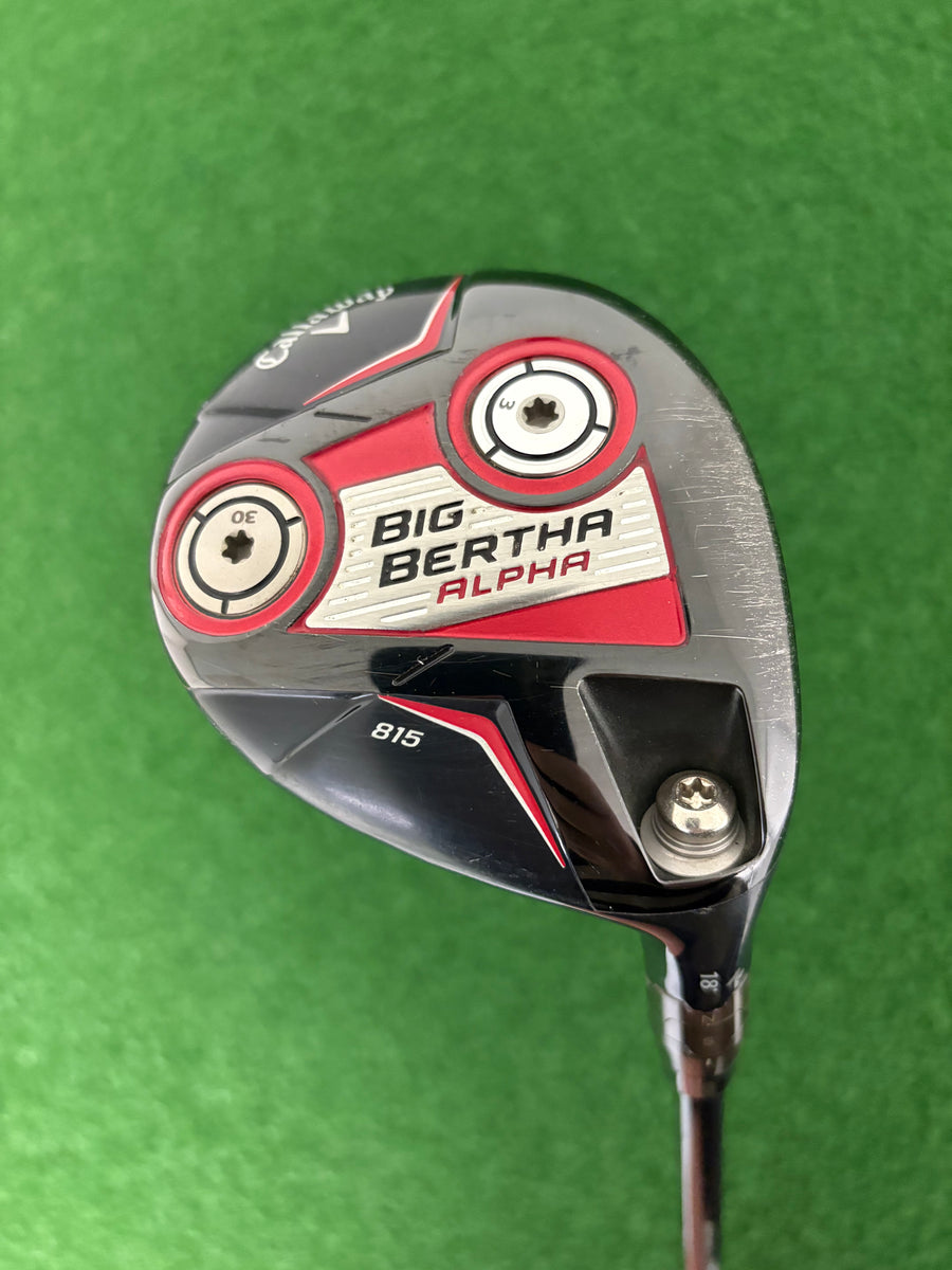 Callaway Great Big Bertha Alpha 815 18* 5 Wood (Stiff/Regular)