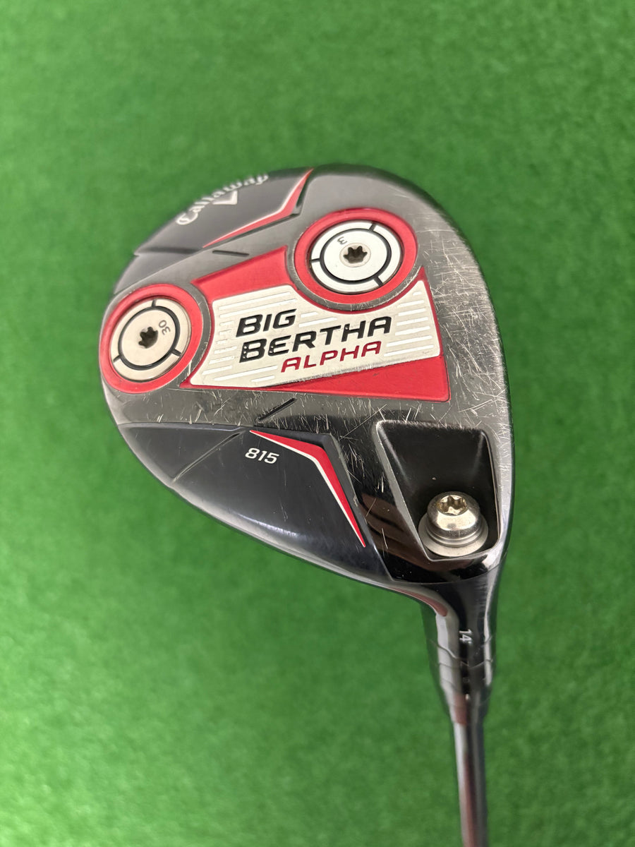 Callaway Great Big Bertha Alpha 815 14* 3 Wood (Stiff)