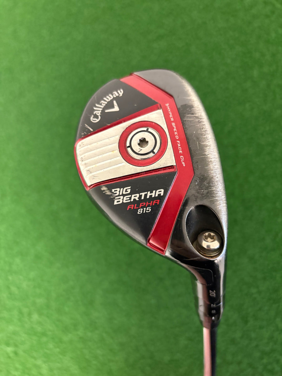 Callaway Big Bertha Alpha 815 20* 3 Hybrid (Stiff)