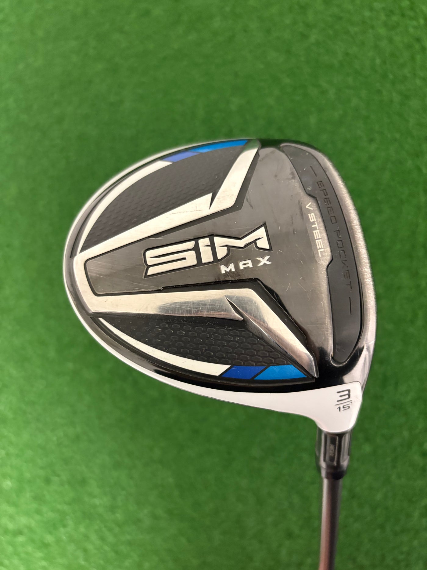 Taylormade Sim Max 15* 3 Wood (Stiff/Regular)