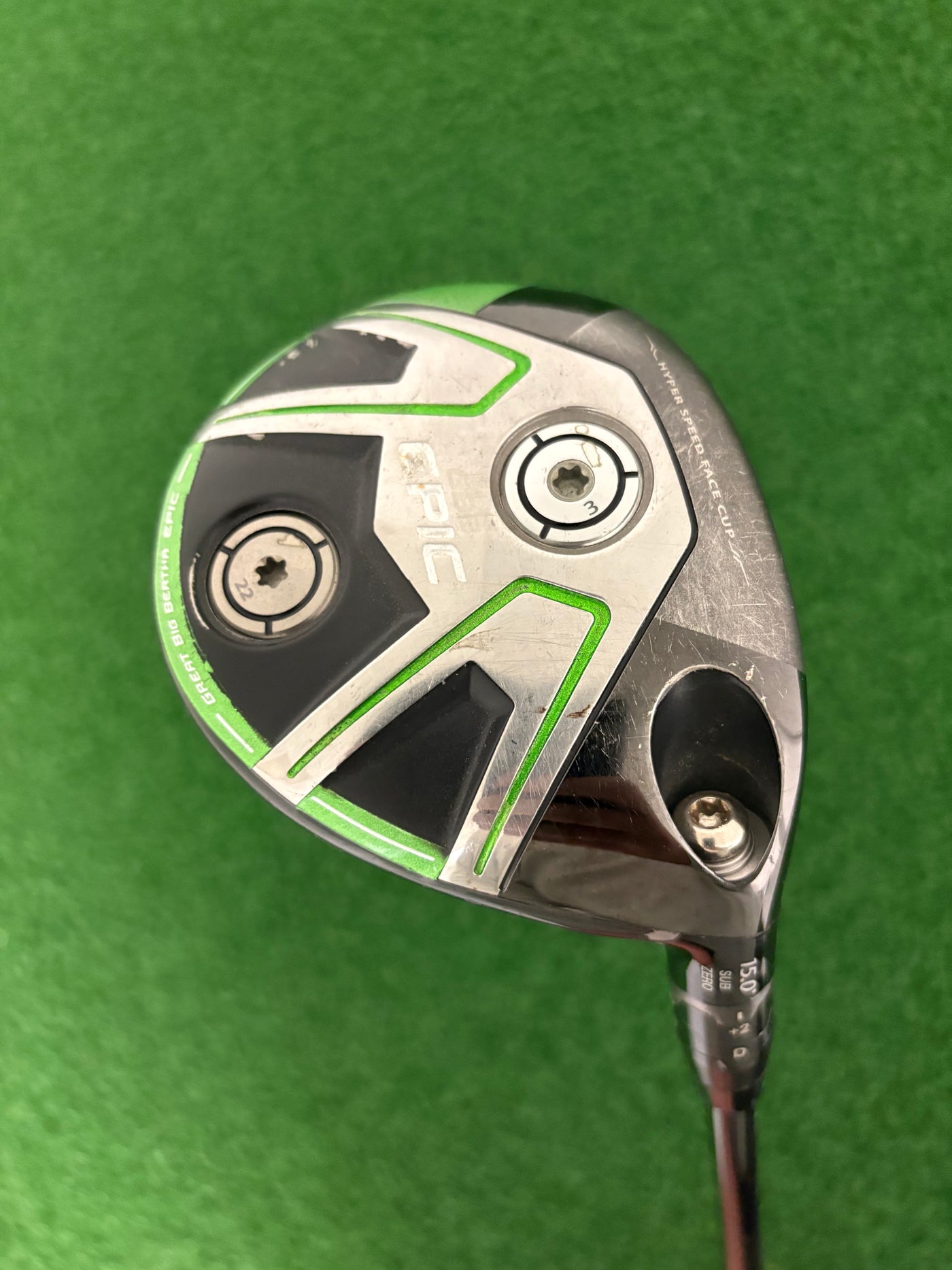 Callaway GBB Epic Sub Zero 15* 3 Wood (Stiff/Regular)