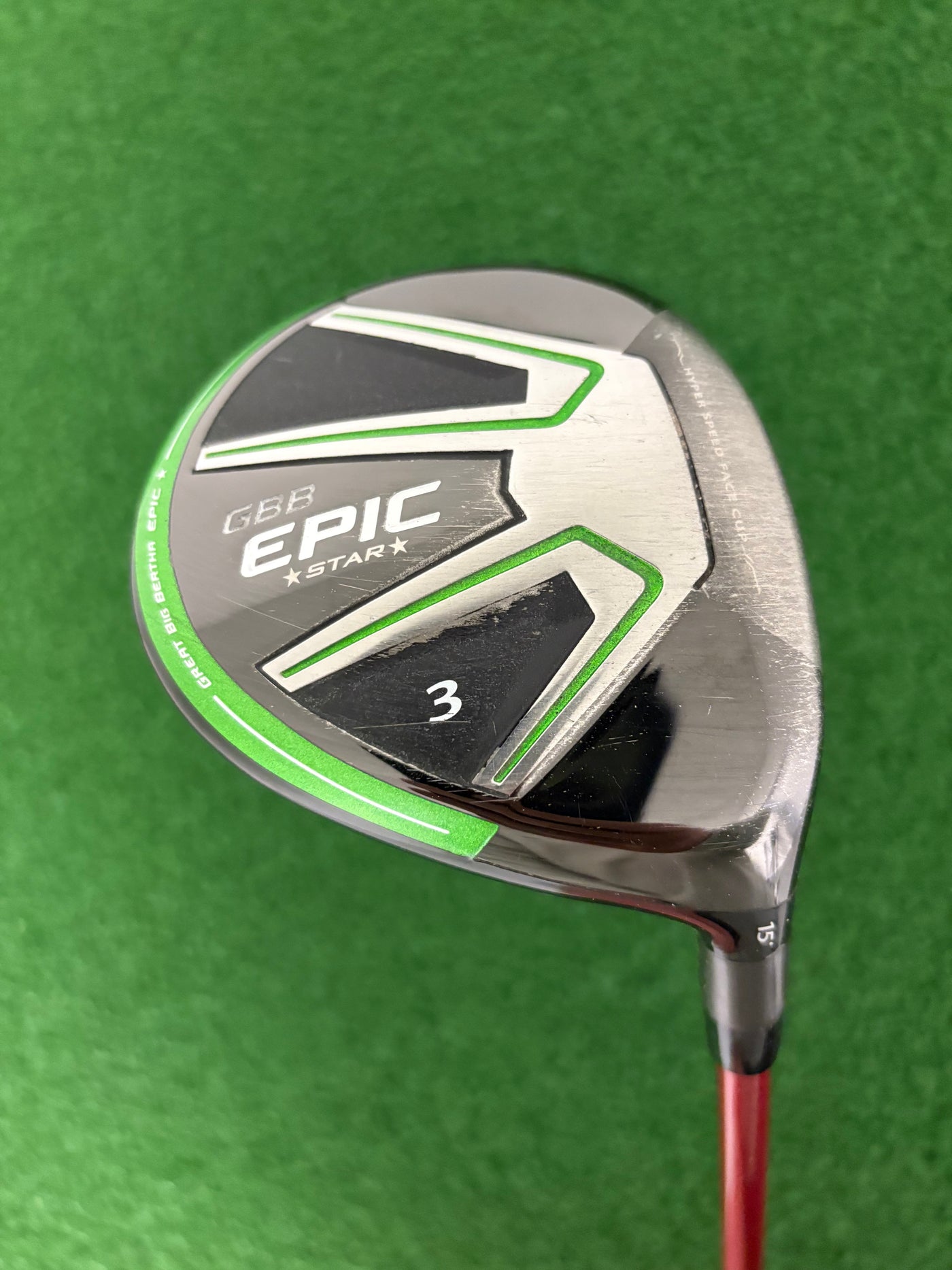 Callaway GBB Epic Star 15* 3 Wood (Stiff)