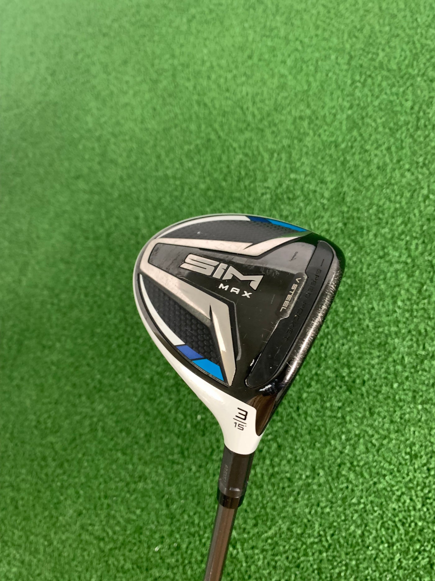 Taylormade Sim Max 15* 3 Wood (Stiff)