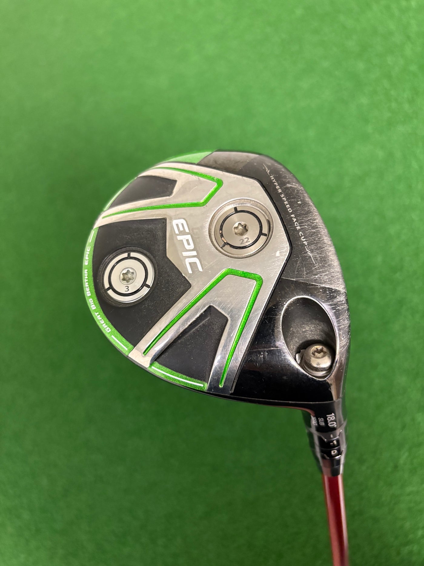 Callaway GBB Epic Sub Zero 18* 5 Wood (Stiff)