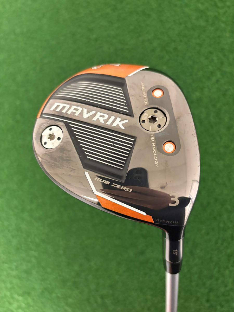 Callaway Mavrik Sub Zero 15* 3 Wood (Stiff)