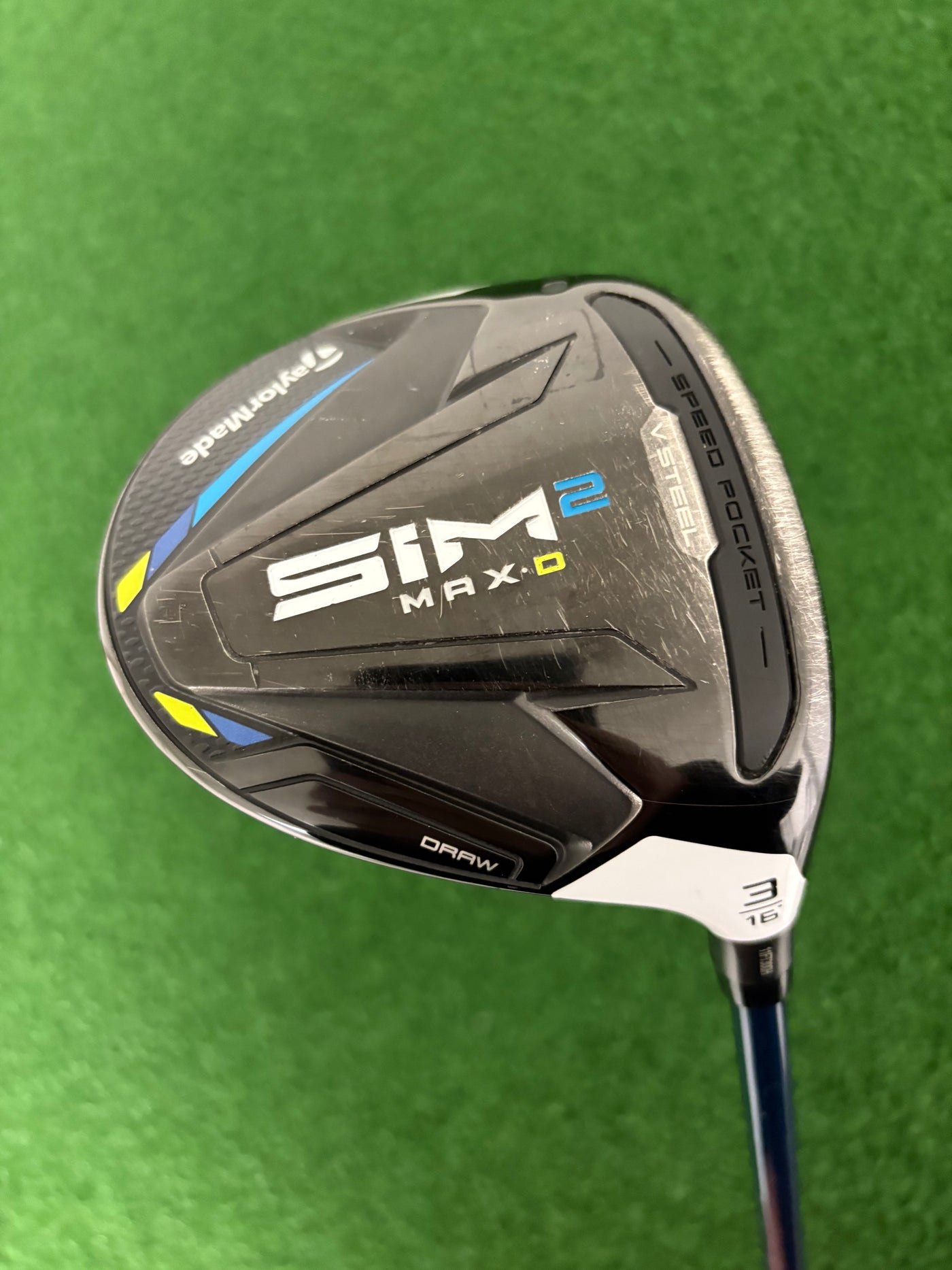 Taylormade Sim 2 Max D 15* 3 Wood (Stiff)