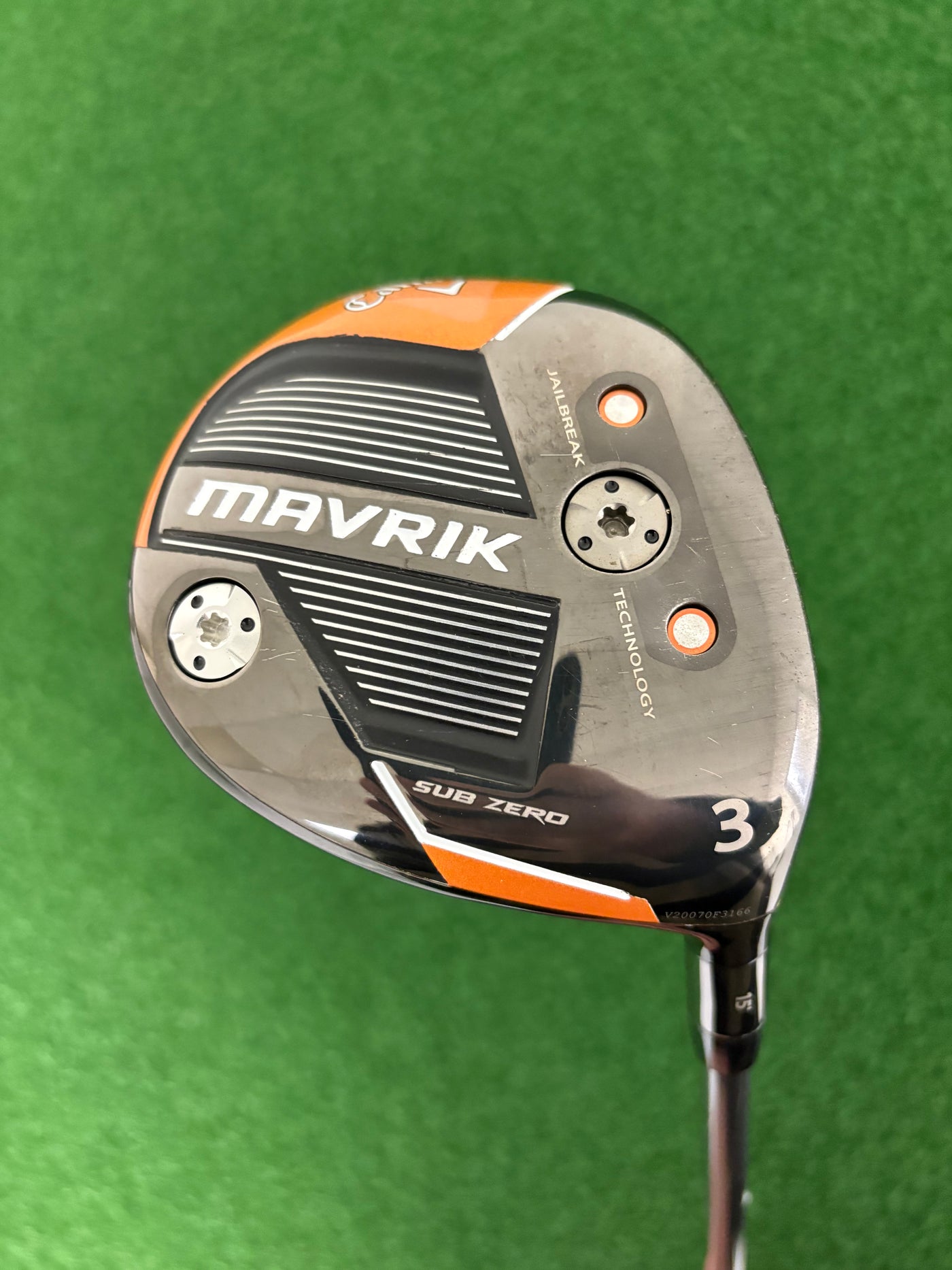 Callaway Mavrik Sub Zero 15* 3 Wood (Stiff/Regular)