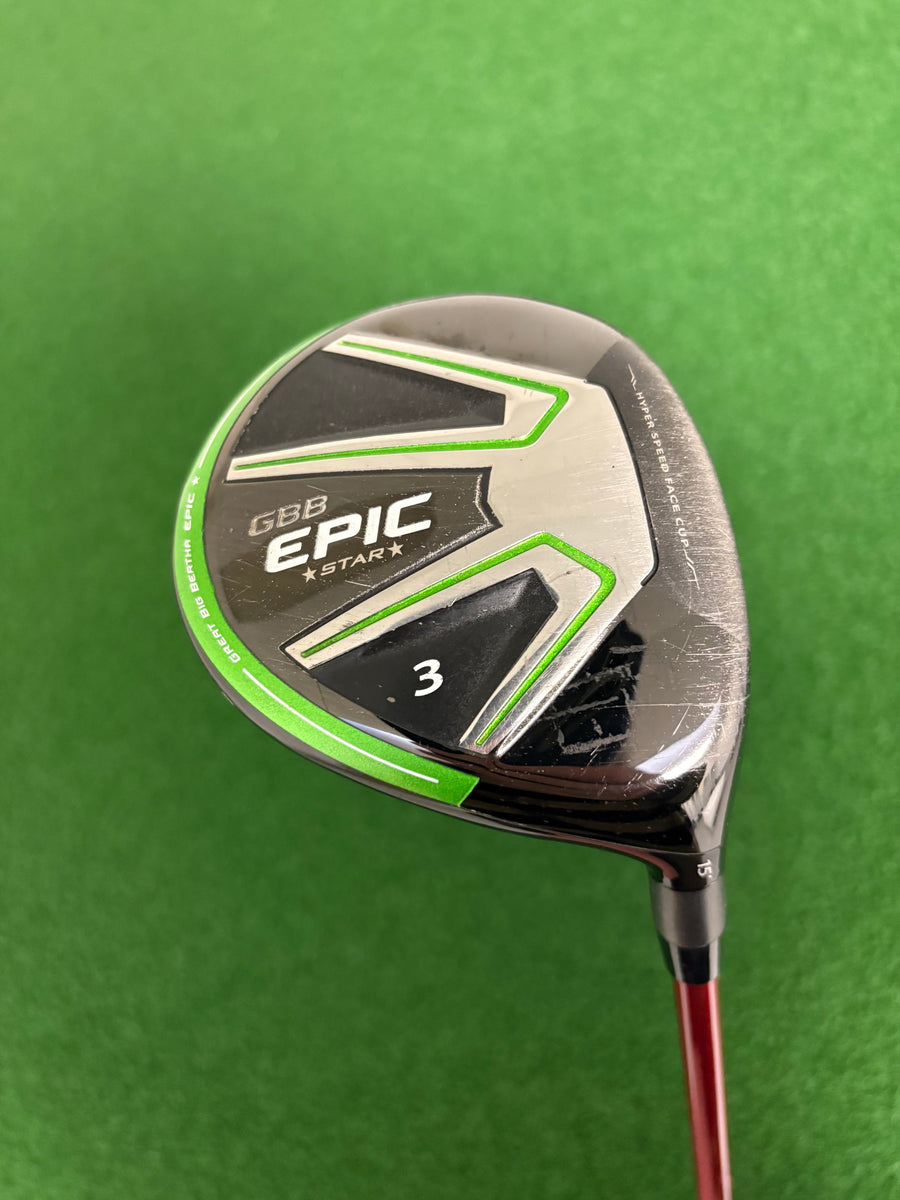 Callaway GBB Epic Star 15* 3 Wood (Stiff)