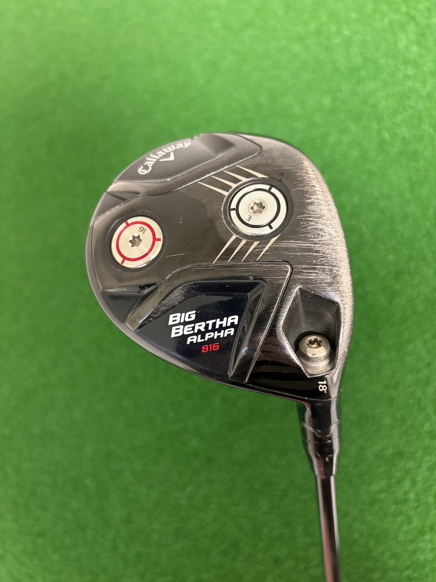 Callaway Great Big Bertha Alpha 816 18* 5 Wood (Stiff)