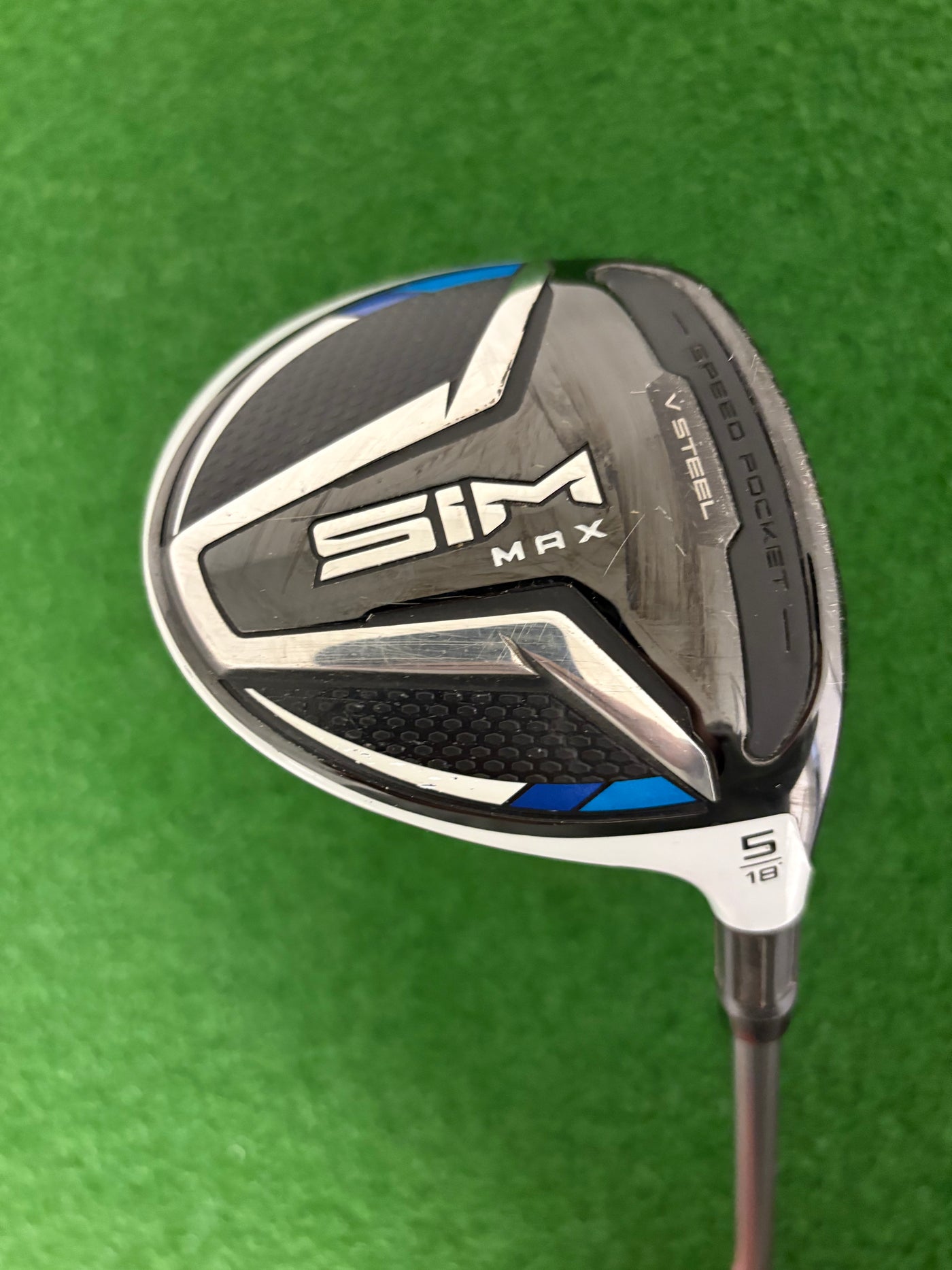 Taylormade Sim Max 18* 5 Wood (Stiff/Regular)