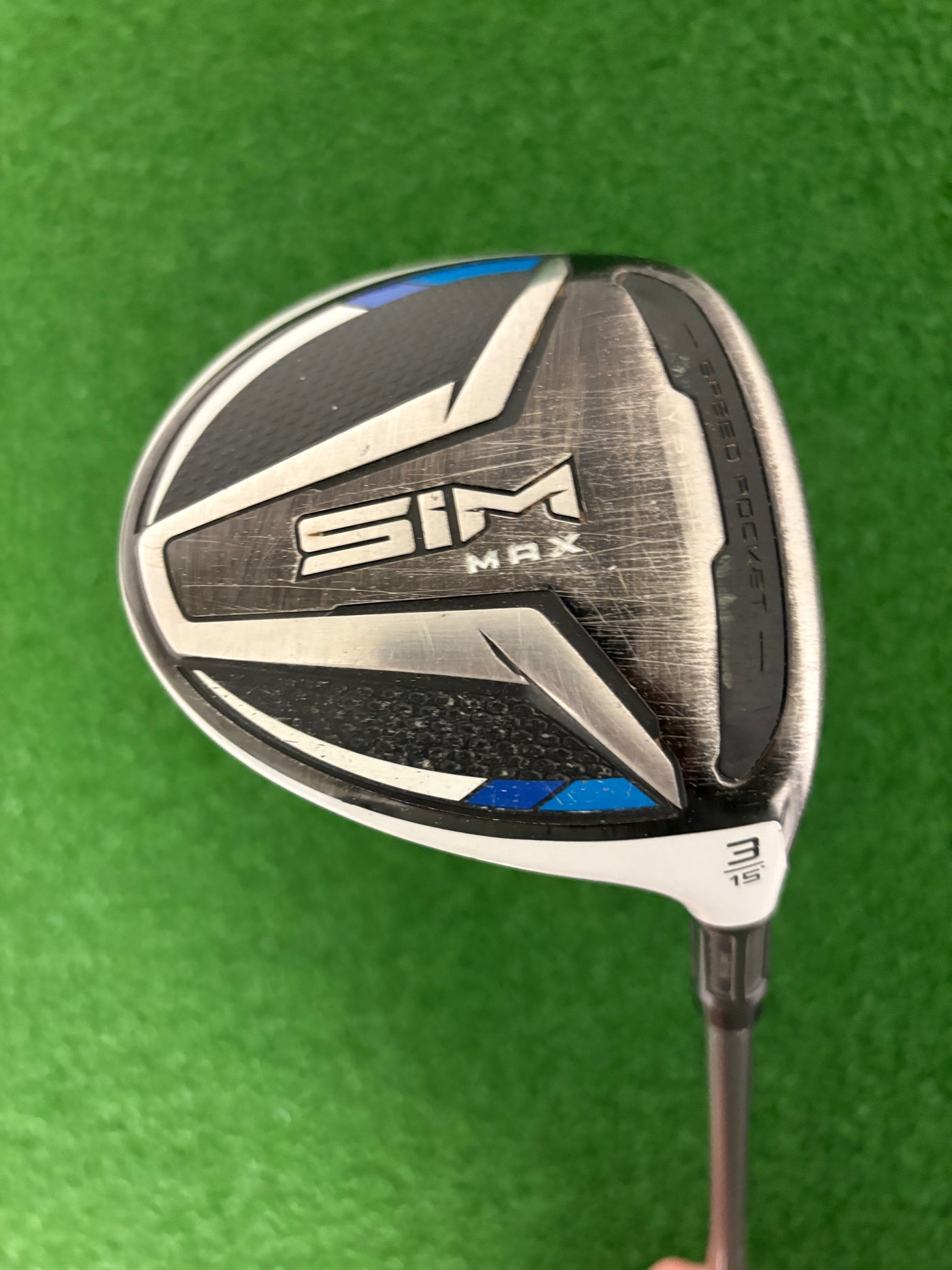 Taylormade Sim Max 15* 3 Wood (Stiff/Regular)
