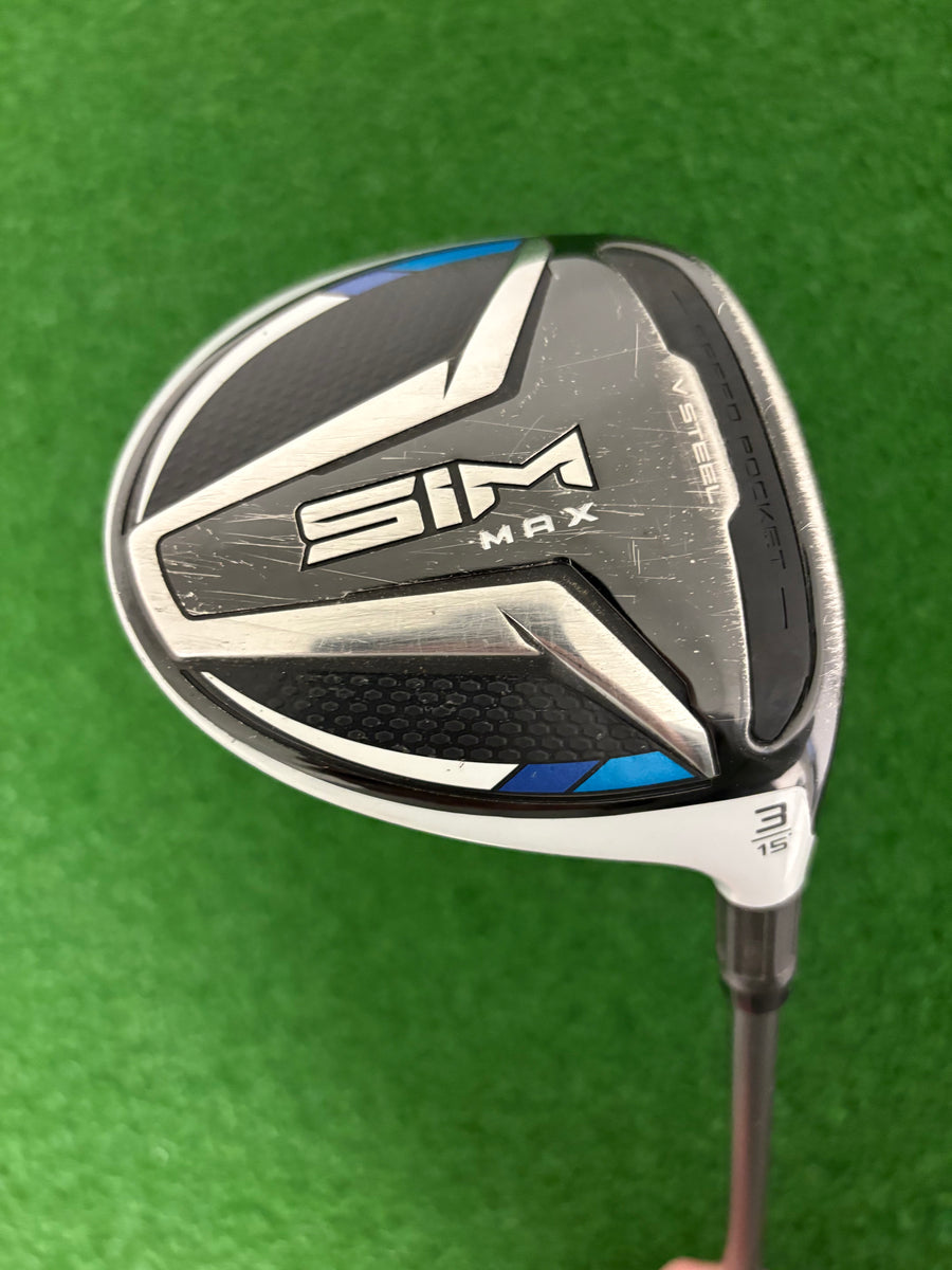 Taylormade Sim Max 15* 3 Wood (Stiff)