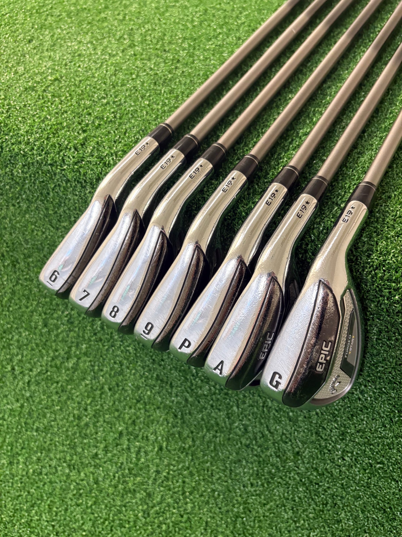 Callaway Epic Forged Star 6-PW + AW + SW (Stiff/Regular)