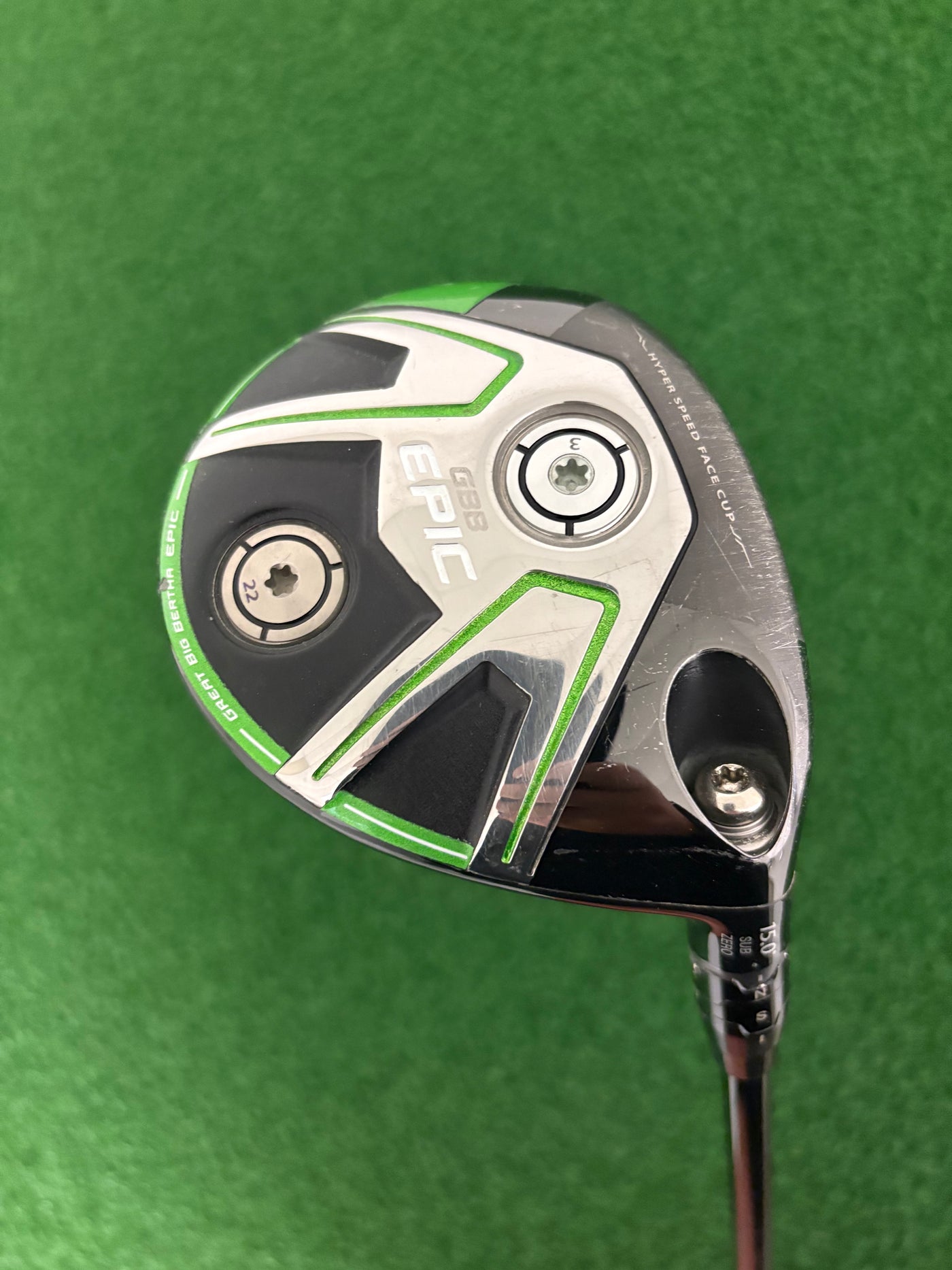 Callaway GBB Epic Sub Zero 15* 3 Wood (Stiff/Regular)