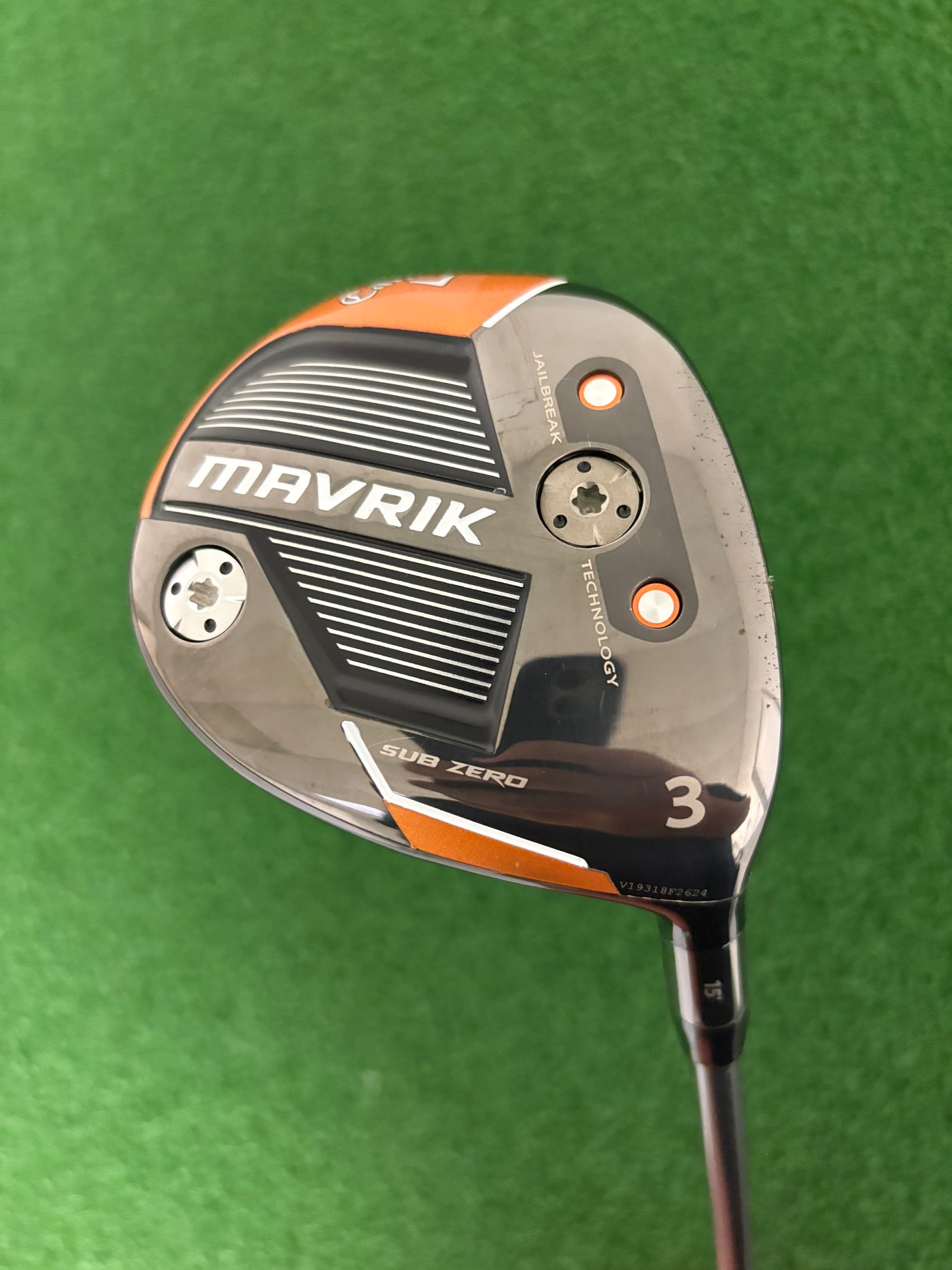 Callaway Mavrik Sub Zero 15* 3 Wood (Stiff)