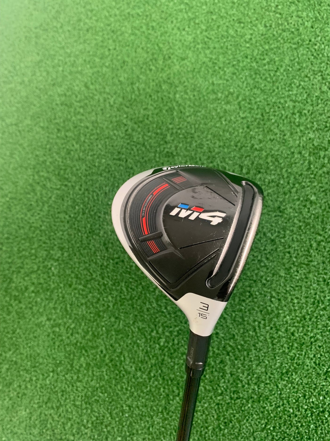 Taylormade M4 15* 3 Wood (Stiff)