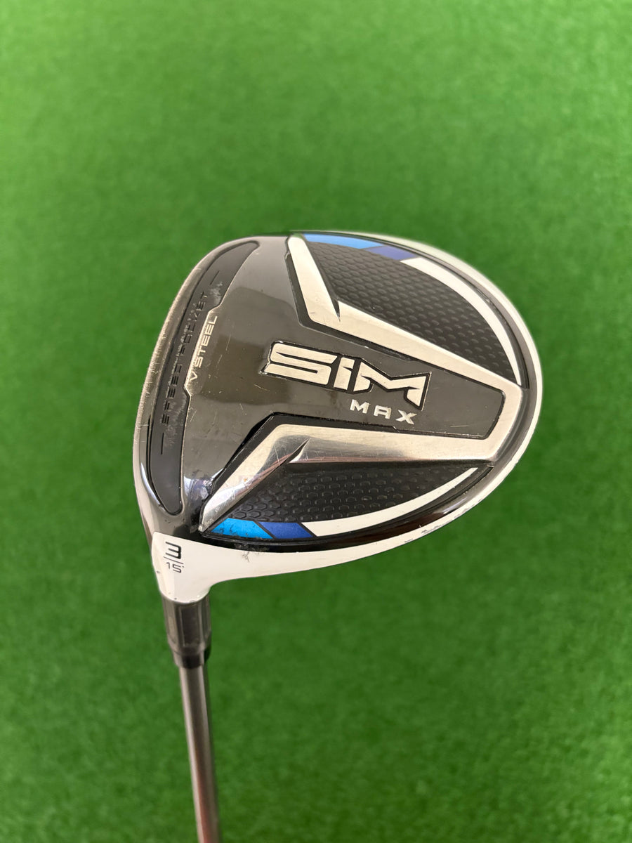 Taylormade Sim Max 15* 3 Wood (Stiff) L/H