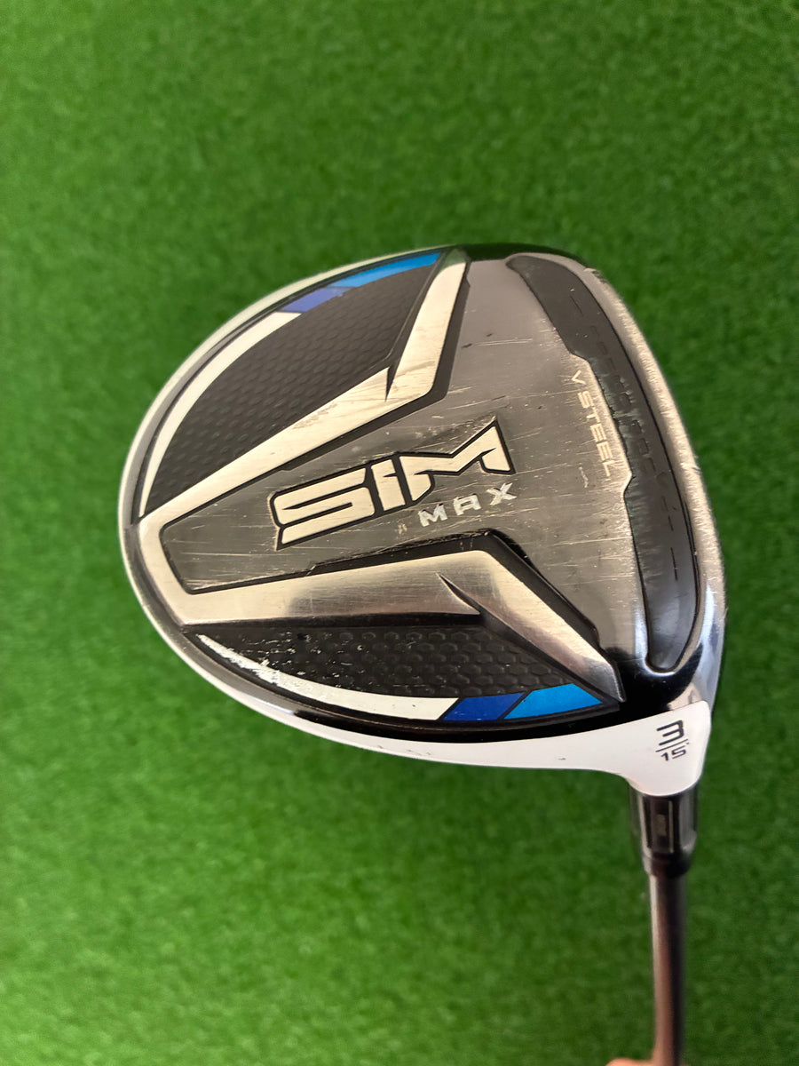 Taylormade Sim Max 15* 3 Wood (Stiff)