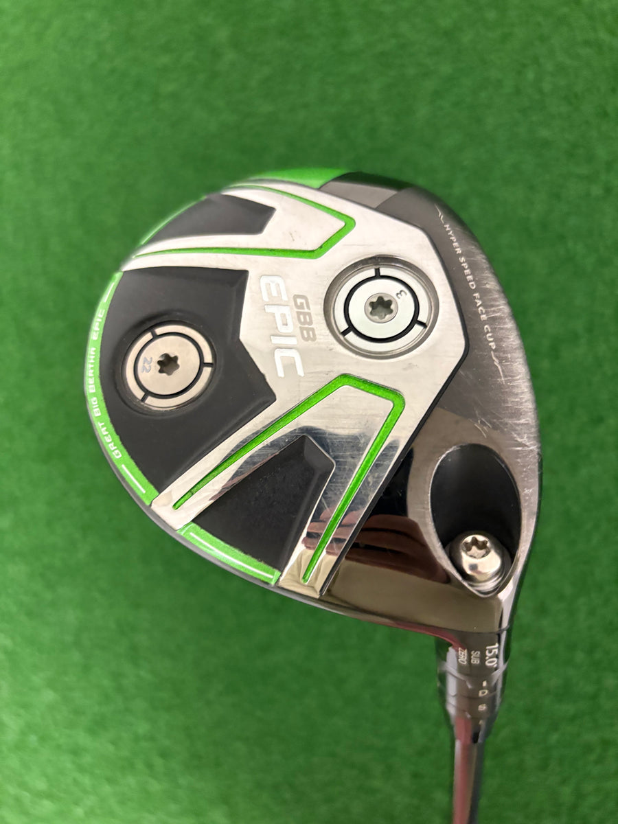 Callaway GBB Epic Sub Zero 15* 3 Wood (Stiff)