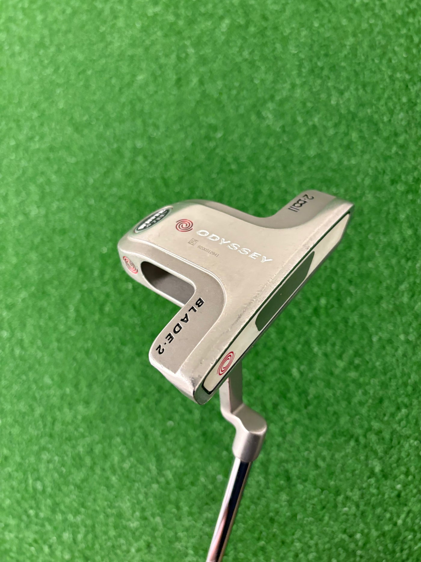 Odyssey White Steel 2-Ball Blade (34")