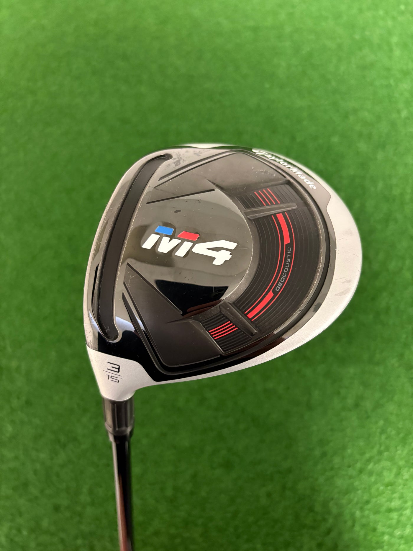 Taylormade M4 15* 3 Wood (Stiff) L/H