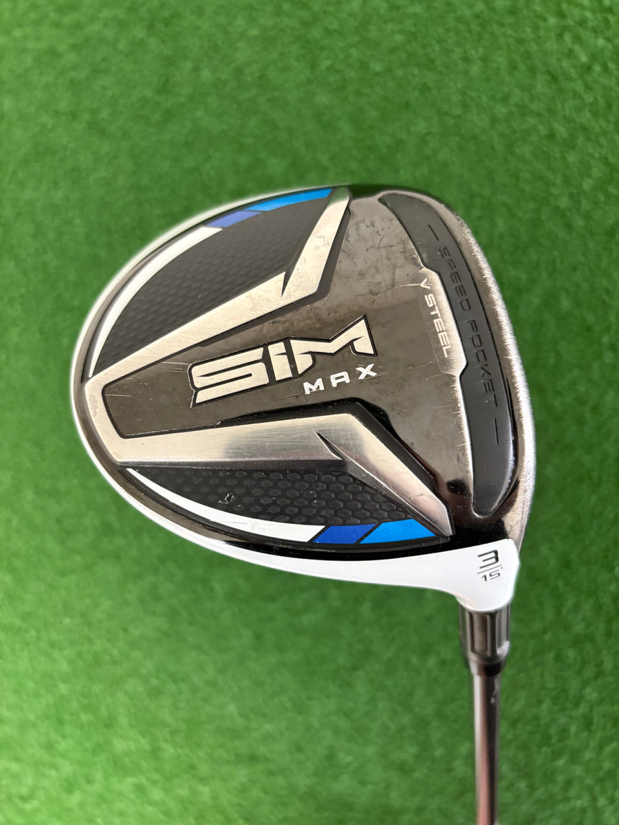 Taylormade Sim Max 15* 3 Wood (Stiff)