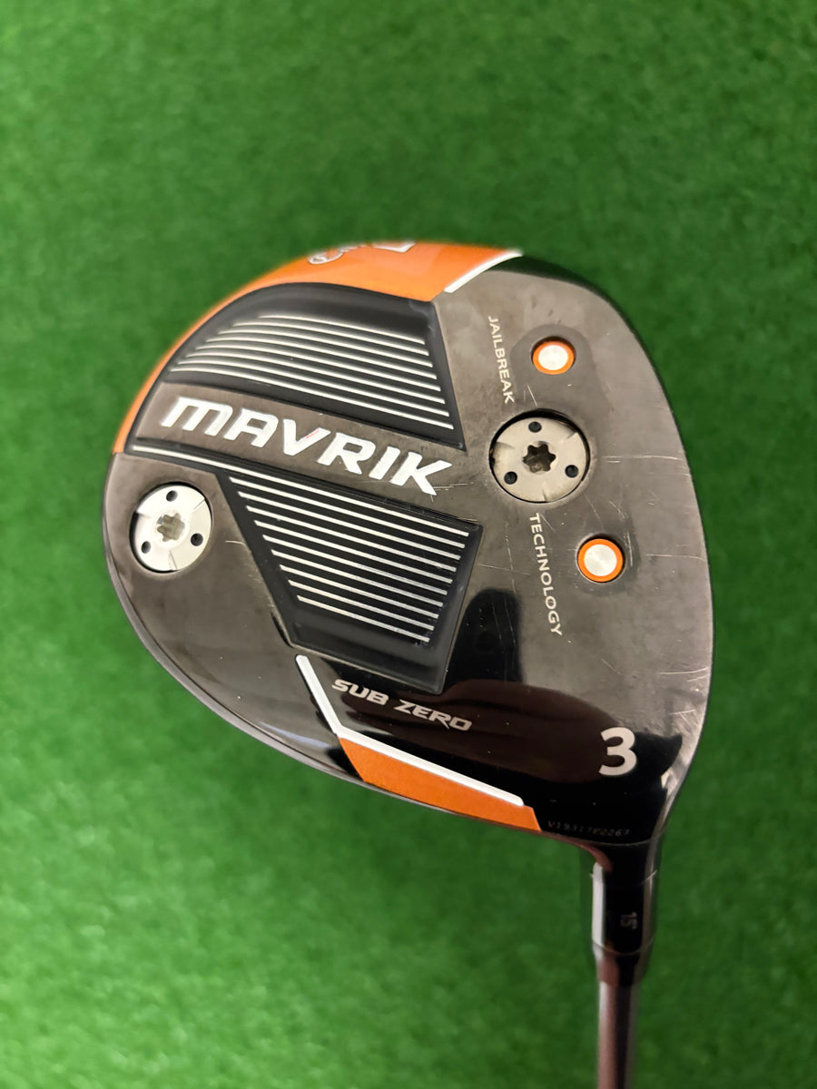 Callaway Mavrik Sub Zero 15* 3 Wood (Stiff)