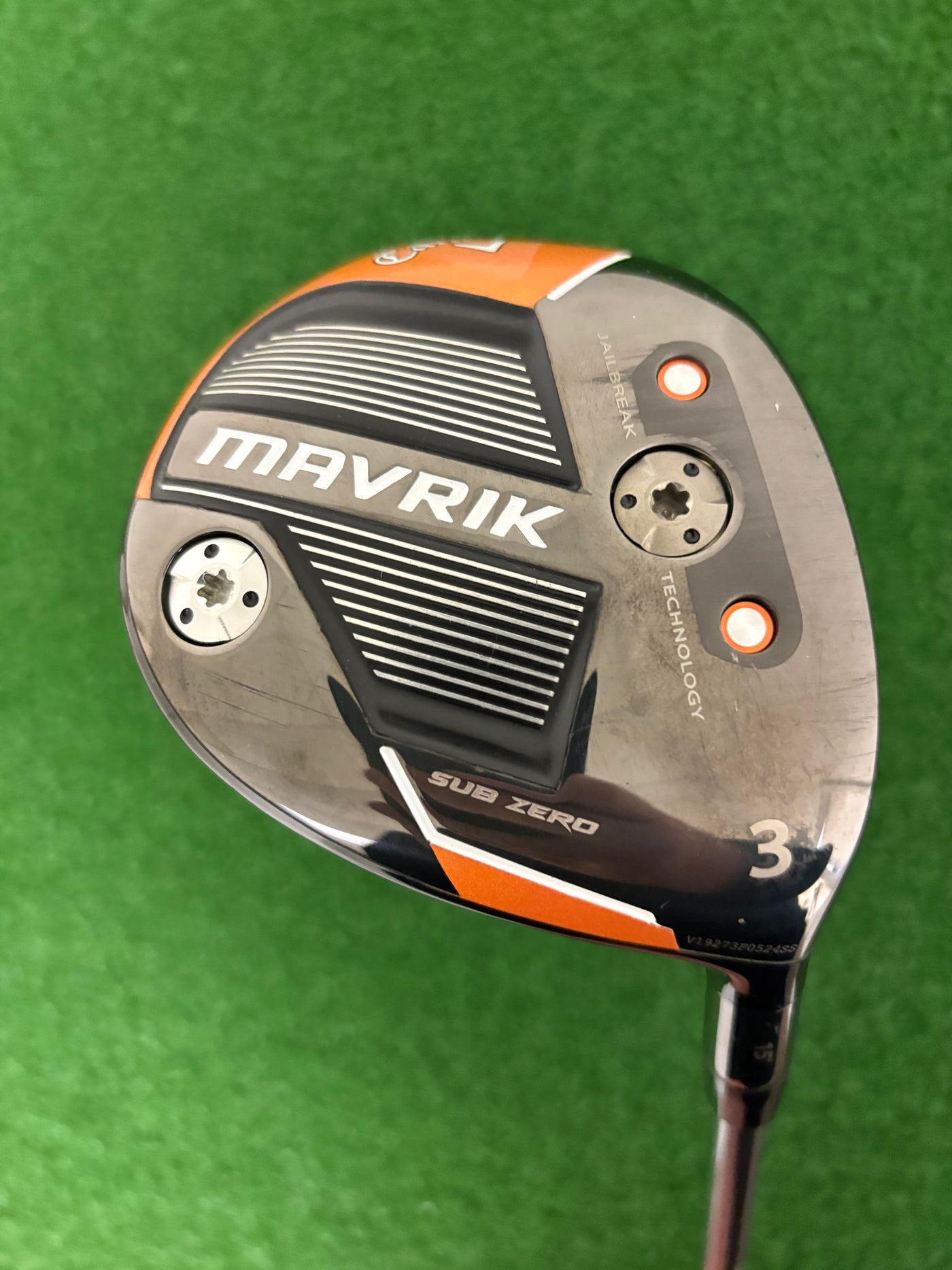 Callaway Mavrik Sub Zero 15* 3 Wood (Stiff)