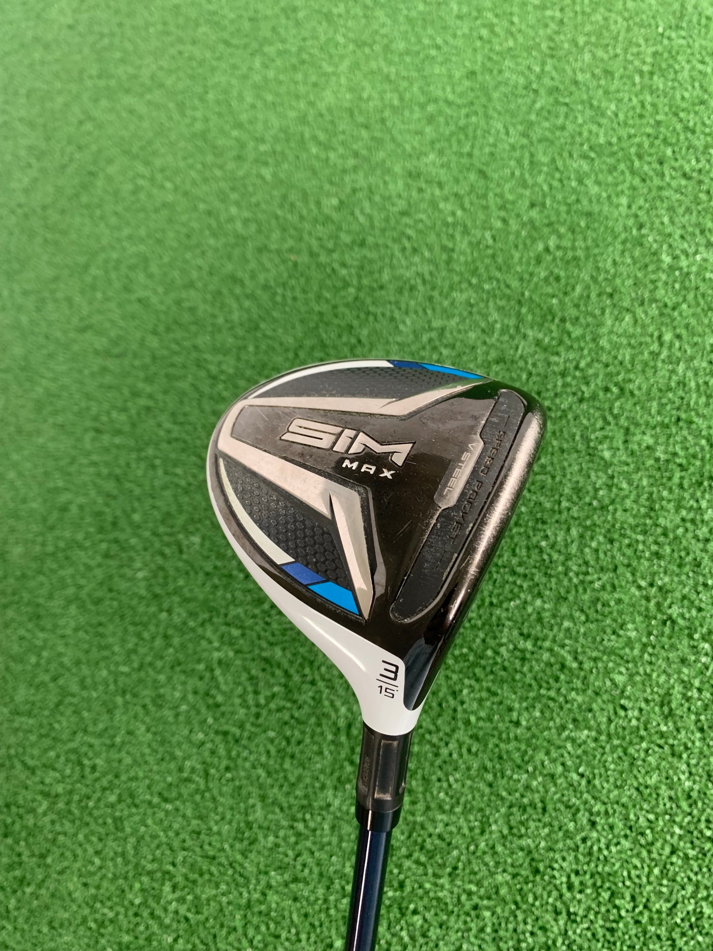 Taylormade Sim Max 15* 3 Wood (Stiff)