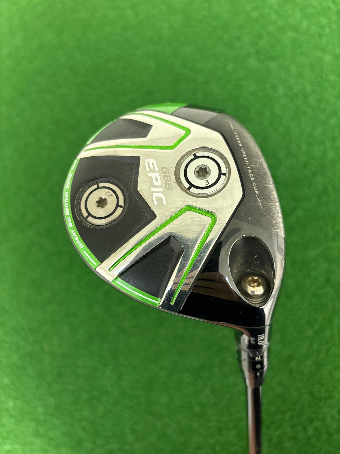 Callaway GBB Epic Sub Zero 18* 5 Wood (Stiff)
